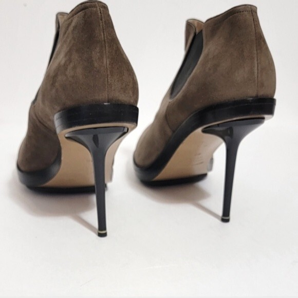NEW! Nickolas Kirkwood Suade Platform Booties Heel - Picture 2 of 12